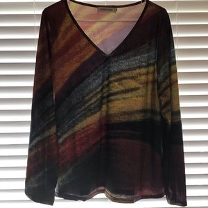 Misslook watercolor pullover tunic